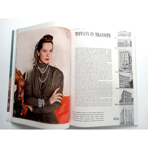 Harpers Bazaar Fashion Magazine November 1940 WW2 Vertes Cover - Picture 9 of 13